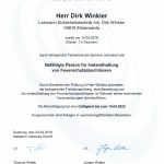 Sachkunde Feuerschutzabschlüsse Winkler